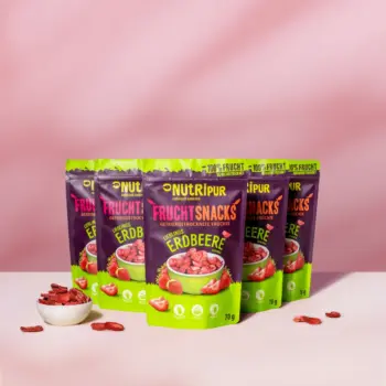 ANGEBOT! 5 x 70g Gefriergetrocknete Erdbeeren
