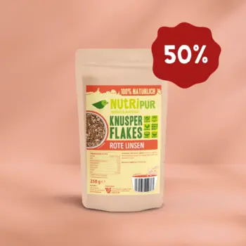 Hier ist ein Produktbild des Angebots Knusperflakes Rote Linsen 50 Prozent Rabatt