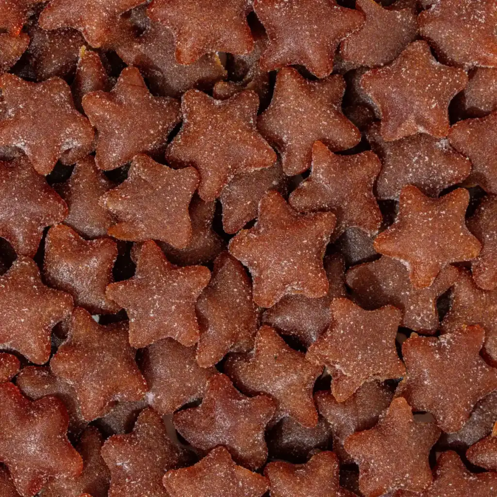 Ein Bild zeigt eine Makroaufnahme der NUR Frucht Softies BIO Erdbeere & Apfel