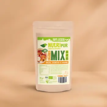 Hier ist ein Produktbild des Bio-KnabberMix Brezel, Erdbeere und Banane
