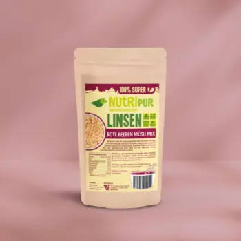 Hier ist ein Produktbild des High-Protein rote Beeren Müsli von Nutripur