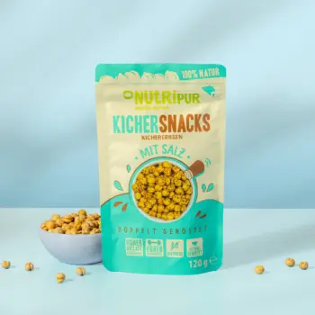 Produktbild der gerösteten Kichererbsen von NutriPur
