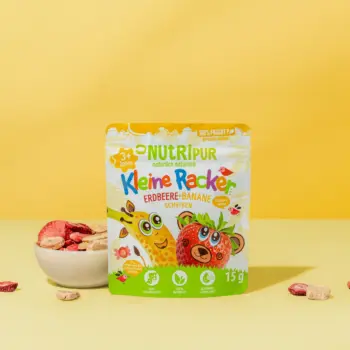 Gefriergetrocknete Früchte, Kleine Racker - Erdbeere-Banane