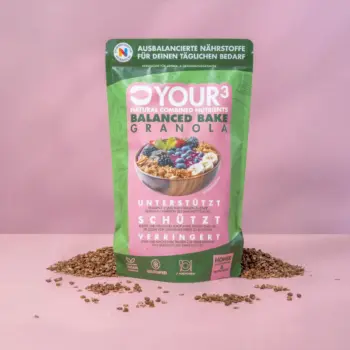 Hier ist ein Produktbild des knusprigen Granolas