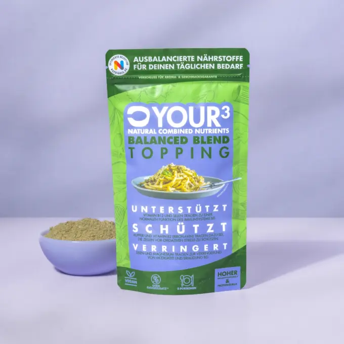 Hier ist ein Produktbild des nährstoffoptimierten Toppings