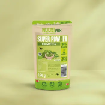 Hier ist ein Produktbild vom SuperPowder Bio Matcha von NutriPur