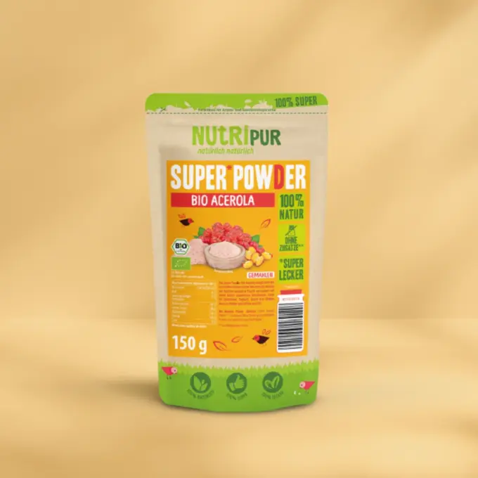 Hier ist ein Produktbild vom SuperSpice Bio-Acerola von NutriPur