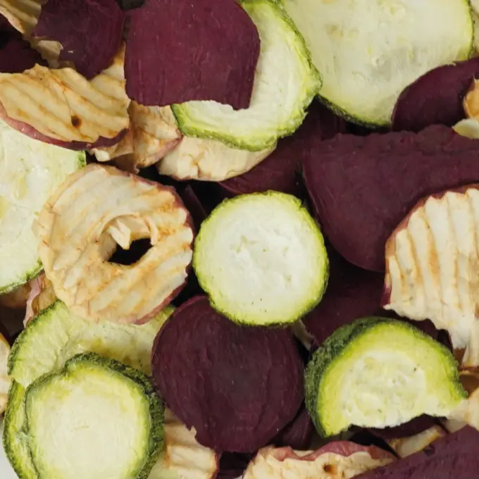 Gefriergetrockneter Gemüsesnack "Gemüse-Apfel-Mix" – Bild 2