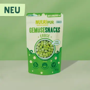 Gefriergetrocknete Erbsen