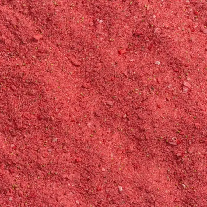 Ein Bild zeigt eine Makroaufnahme des Eispulvers fuer Vitamineis von NutriPur
