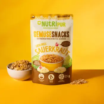 Produktbild des gefriergetrocknetem Sauerkrauts von NutriPur