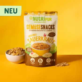 Produktbild des gefriergetrocknetem Sauerkrauts von NutriPur