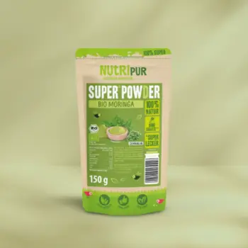 Produktbild vom SuperPowder Bio Moringa-Pulver von NutriPur
