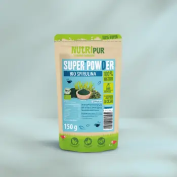 Hier ist ein Produktbild vom SuperPowder Bio Spirulina von NutriPur.