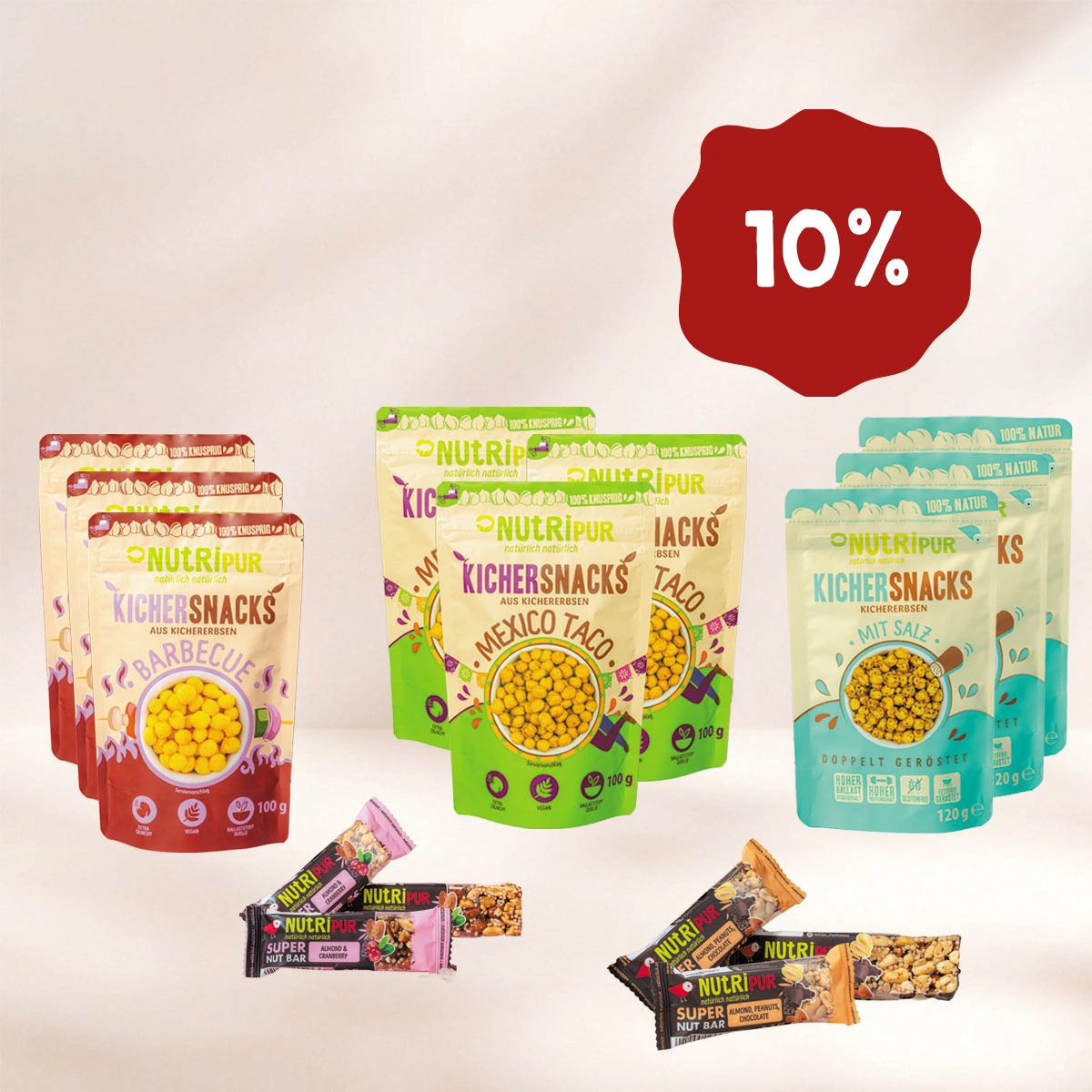 Couchsnacks-Set-10 Prozent Preisvorteil